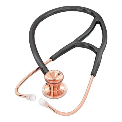 Фото товара Кардиологический стетоскоп Classic Cardiology Dual Head (черный/розовое золото), MDF