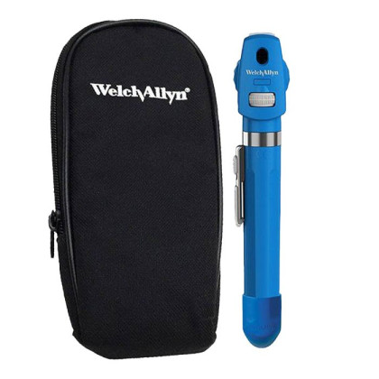 Карманный офтальмоскоп Pocket LED в мягком чехле, синий Фото товара Карманный офтальмоскоп Pocket LED в мягком чехле, синий