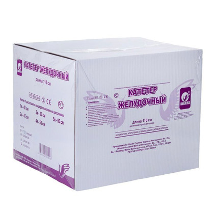 Фото товара Катетер желудочный INEKTA с РКП CH06 110см, 100 шт/уп