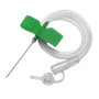 Фото товара Катетер-бабочка с луэр-адаптером, длина иглы 19 мм, 21G 3,4"x7" 0,8 мм 190 мм, зеленая (уп. 100 шт) 594121190