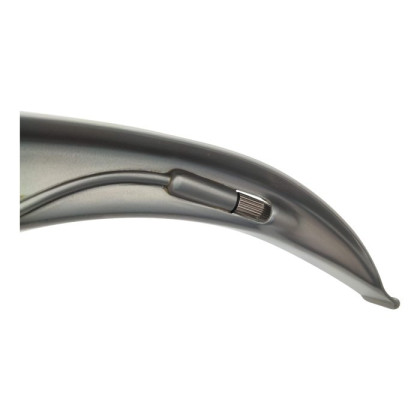 Клинок Polio Macintosh №3 С изогнутый для сложных интубаций KaWe Фото товара Клинок Polio Macintosh №3 С изогнутый для сложных интубаций KaWe