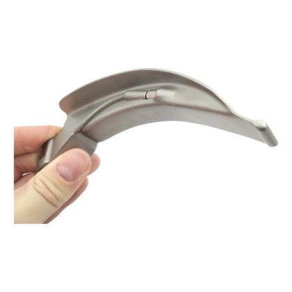 Клинок Polio Macintosh №3 С изогнутый для сложных интубаций KaWe Фото товара Клинок Polio Macintosh №3 С изогнутый для сложных интубаций KaWe