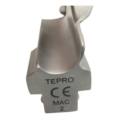 Фото товара Клинок TEPRO Macintosh С №2 (изогнутые, зубосберегающие) многоразовые, KaWe