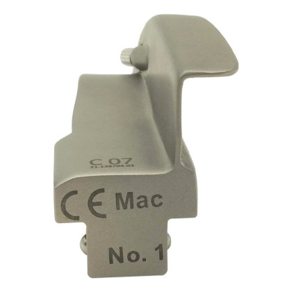 Фото товара Клинок ларингоскопа Macintosh №1 C изогнутый (длина/высота, 93х20 мм) KaWe