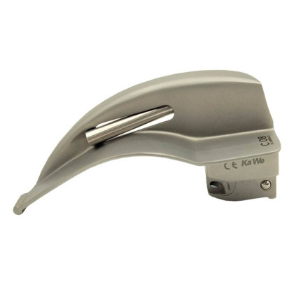 Клинок ларингоскопа Macintosh №1 F. O. со сменным световодом KaWe Фото товара Клинок ларингоскопа Macintosh №1 F. O. со сменным световодом KaWe