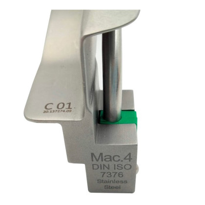 Клинок ларингоскопа Macintosh №4 F. O. со сменным световодом KaWe Фото товара Клинок ларингоскопа Macintosh №4 F. O. со сменным световодом KaWe