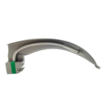 Клинок ларингоскопа Macintosh №4 F. O. со сменным световодом KaWe Фото товара Клинок ларингоскопа Macintosh №4 F. O. со сменным световодом KaWe