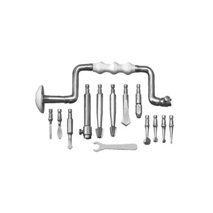 Коловорот с набором фрез Фото товара Коловорот с набором фрез