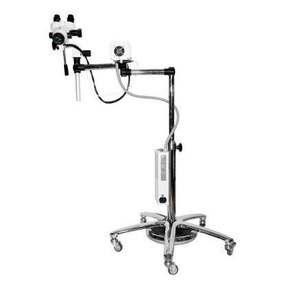 Фото товара Кольпоскоп модульный бинокулярный КМ-2 с галогеновым источником света (пять ступеней увеличения) на рычагах