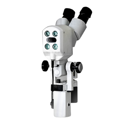 Фото товара Кольпоскоп на консольном штативе (бинокулярный, светофильтр, фиксированное увеличение, светодиодный осветитель), мод. 054