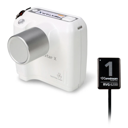 Комплект Rextar X и Kodak RVG 6200 - высокочастотный портативный дентальный рентген с визиографом Фото товара Комплект Rextar X и Kodak RVG 6200 - высокочастотный портативный дентальный рентген с визиографом