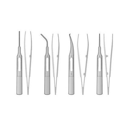 Комплект глазных пинцетов микрохирургический Фото товара Комплект глазных пинцетов микрохирургический