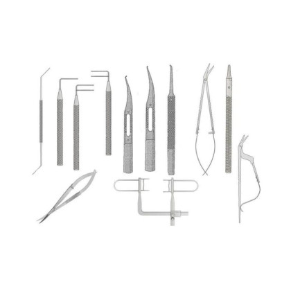 Комплект микрохирургических инструментов для офтальмологии универсальный, ММИЗ Фото товара Комплект микрохирургических инструментов для офтальмологии универсальный, ММИЗ