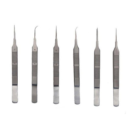 Комплект пинцетов микрохирургических сосудистых Фото товара Комплект пинцетов микрохирургических сосудистых