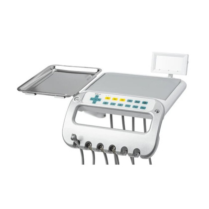 Фото товара Комплект: стоматологическая установка Mercury 550 + компрессор Mercury HK-1EW-30 (ND-70) + встраиваемый скалер Baolai Bool C6