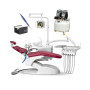 Фото товара Комплект: стоматологическая установка Mercury 550 + компрессор Mercury HK-1EW-30 (ND-70) + встраиваемый скалер Baolai Bool C6