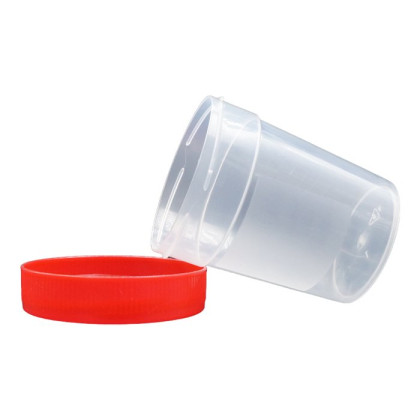 Контейнер для биопроб 100 мл. полимерный стерильный Фото товара Контейнер для биопроб 100 мл. полимерный стерильный