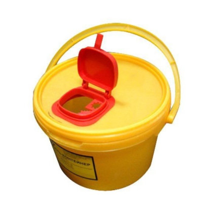 Контейнер для острого инструментария ЕПМ-01- «ЭКО» 3,0л Фото товара Контейнер для острого инструментария ЕПМ-01- «ЭКО» 3,0л