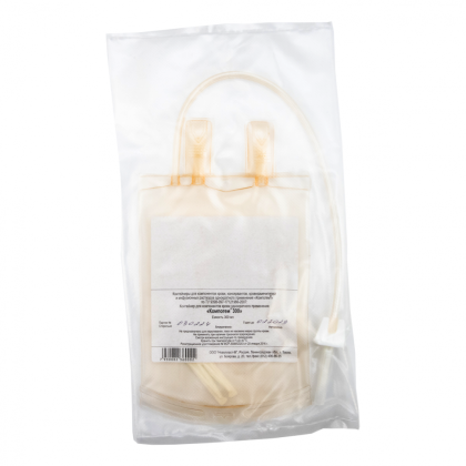 Контейнеры для компонентов крови, консервантов, кровезаменителей и инфузионных растворов "Компогем 300" Фото товара Контейнеры для компонентов крови, консервантов, кровезаменителей и инфузионных растворов "Компогем 300"