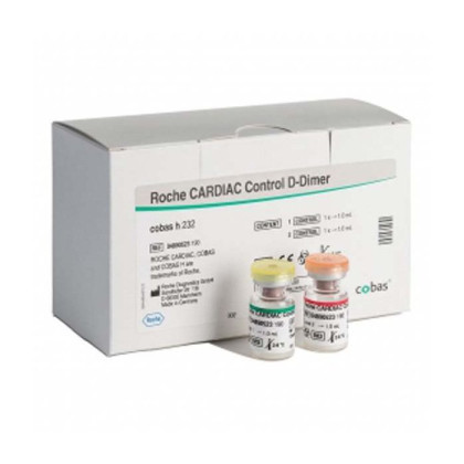 Контрольный материал для проверки качества тест-полосок CARDIAC Control D-Dimer Roche Фото товара Контрольный материал для проверки качества тест-полосок CARDIAC Control D-Dimer Roche