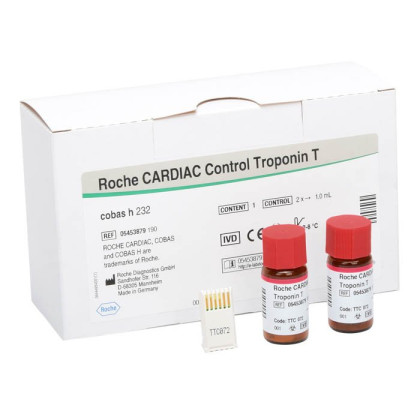 Фото товара Контрольный материал для проверки качества тест-полосок CARDIAC Control Troponin T Roche