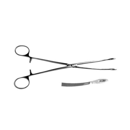 Корнцанг изогнутый для детей, 228 мм Фото товара Корнцанг изогнутый для детей, 228 мм