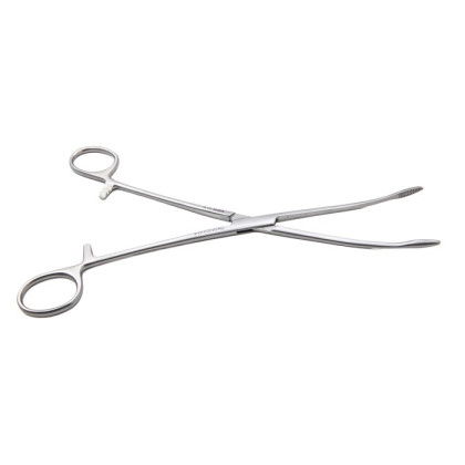 Фото товара Корнцанг медицинский GROSS-MAIER, изогнутый, для детей, 228 мм (Щ-20-4р), МИЗТ