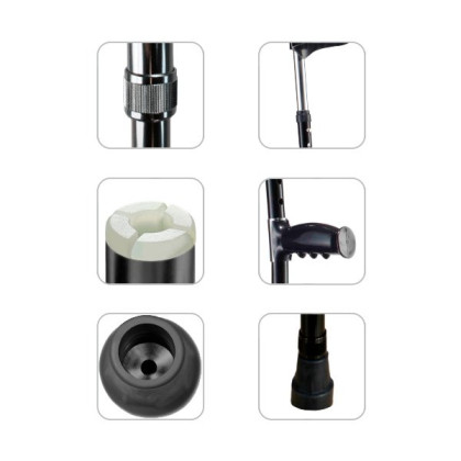 Костыль-канадка с двойной регулировкой высоты WR-321 Фото товара Костыль-канадка с двойной регулировкой высоты WR-321