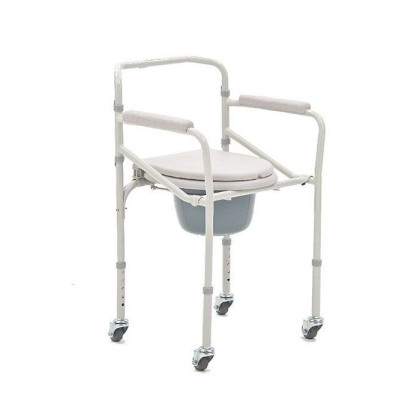 Кресло туалет для инвалидов FS693 с санитарным оснащением Фото товара Кресло туалет для инвалидов FS693 с санитарным оснащением