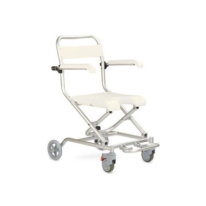 Кресло туалет для инвалидов складной на колесах FS7962L Фото товара Кресло туалет для инвалидов складной на колесах FS7962L