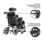 Кресло-коляска инвалидная механическая Ortonica Luxe 200 Фото товара Кресло-коляска инвалидная механическая Ortonica Luxe 200