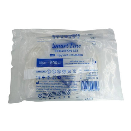 Кружка Эсмарха MEDEREN объемом 1500 мл Smart Line со сдвижным механизмом Фото товара Кружка Эсмарха MEDEREN объемом 1500 мл Smart Line со сдвижным механизмом