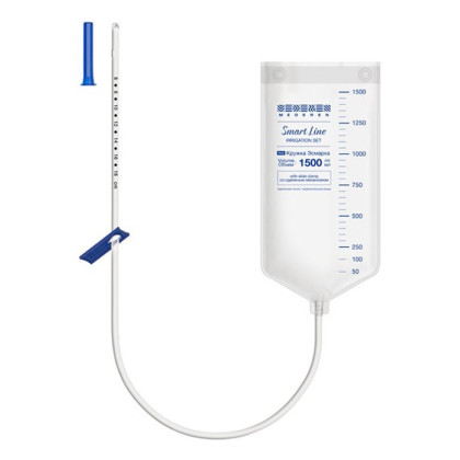 Кружка Эсмарха MEDEREN объемом 1500 мл Smart Line со сдвижным механизмом Фото товара Кружка Эсмарха MEDEREN объемом 1500 мл Smart Line со сдвижным механизмом