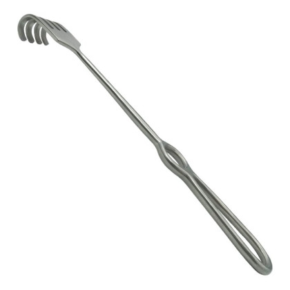 Крючок хирургический тупой четырехзубый N 3 Фото товара Крючок хирургический тупой четырехзубый N 3