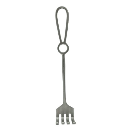 Крючок хирургический тупой четырехзубый N 4 Фото товара Крючок хирургический тупой четырехзубый N 4