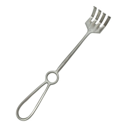 Крючок хирургический тупой четырехзубый N 4 Фото товара Крючок хирургический тупой четырехзубый N 4