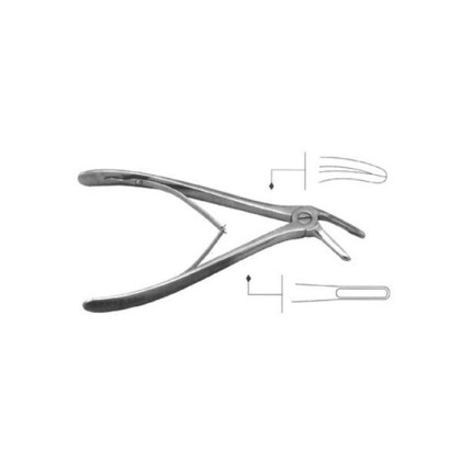 Фото товара Кусачки костные для операций на позвоночнике с удлиненными ручками (по Янсену)