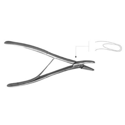 Кусачки нейрохирургические изогнутые по плоскости Фото товара Кусачки нейрохирургические изогнутые по плоскости