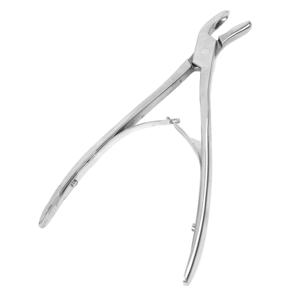 Кусачки нейрохирургические изогнутые по ребру, Surgicon Фото товара Кусачки нейрохирургические изогнутые по ребру, Surgicon