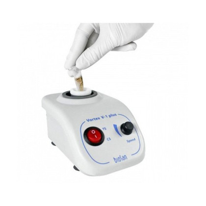 Фото товара Лабораторный шейкер Вортекс V-1 plus, BioSan (на 1 пробирку 0,2-50 мл)