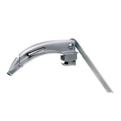 Фото товара Ларингоскоп с набором клинков (№ 2,4) для проведения затрудненной интубации, на батарейках, лампочка ксенон, сменный световод