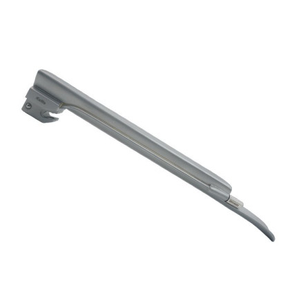 Фото товара Ларингоскоп с набором клинков Miller (№ 1, 2, 3, 4) на батарейках, лампочка вакумная, прямой клинок