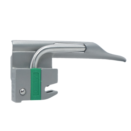 Фото товара Ларингоскоп с набором клинков Miller фиброоптический (№ 00, 0, 1, 2) на батарейках, лампочка ксенон, прямой клинок