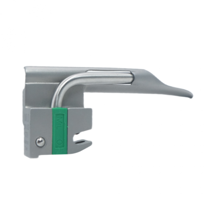 Фото товара Ларингоскоп с набором клинков Miller фиброоптический (№ 00, 0, 1, 2, 3, 4) на батарейках, LED лампа , прямой клинок, без сумочки