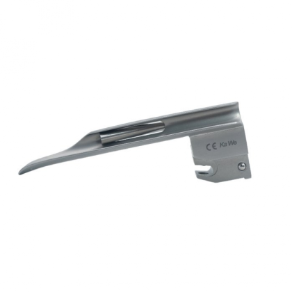 Фото товара Ларингоскоп с набором клинков Miller фиброоптический (№ 1, 2, 3, 4) на батарейках, LED лампа , прямой клинок