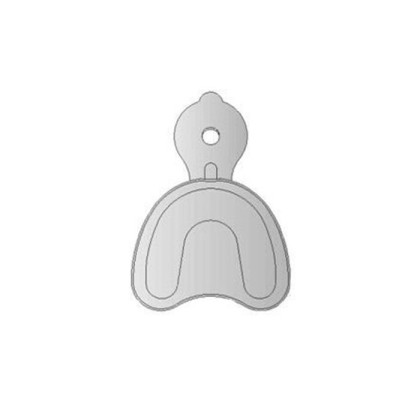 Ложка для снятия слепков с верхней челюсти №1 ММИЗ Фото товара Ложка для снятия слепков с верхней челюсти №1 ММИЗ