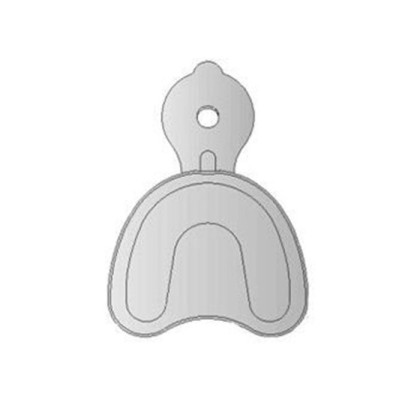 Ложка для снятия слепков с верхней челюсти №3 ММИЗ Фото товара Ложка для снятия слепков с верхней челюсти №3 ММИЗ