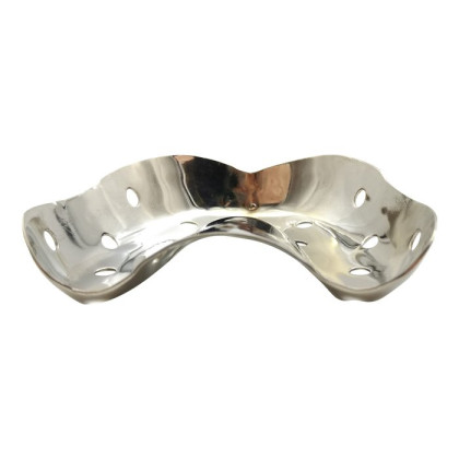 Ложка оттискная стоматологическая металлическая, для верхней челюсти №1, Surgicon Фото товара Ложка оттискная стоматологическая металлическая, для верхней челюсти №1, Surgicon