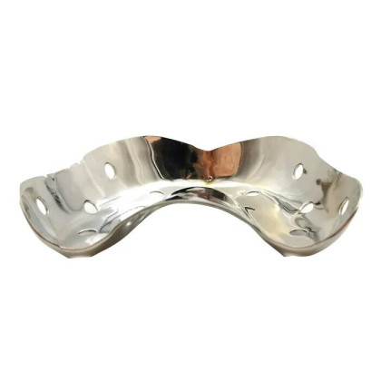 Ложка оттискная стоматологическая, металлическая, для верхней челюсти №2, Surgicon Фото товара Ложка оттискная стоматологическая, металлическая, для верхней челюсти №2, Surgicon