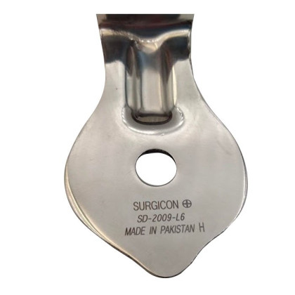 Ложка оттискная стоматологическая, металлическая, для нижней челюсти №3, Surgicon Фото товара Ложка оттискная стоматологическая, металлическая, для нижней челюсти №3, Surgicon